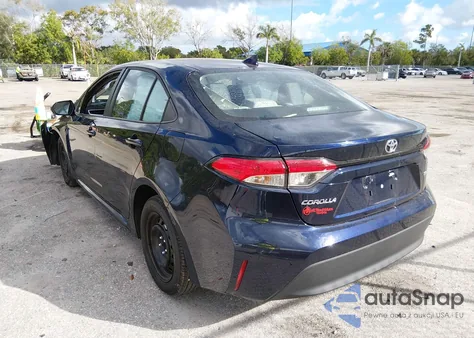 2025 Toyota Corolla Le z USA, uszkodzony, nr VIN 5YFB4MDE0SP338999